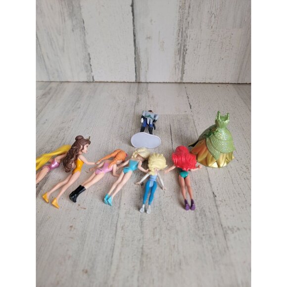 Disney variety princess elsa Ariel rapunzel toy figure set prince - Picture 6 of 6